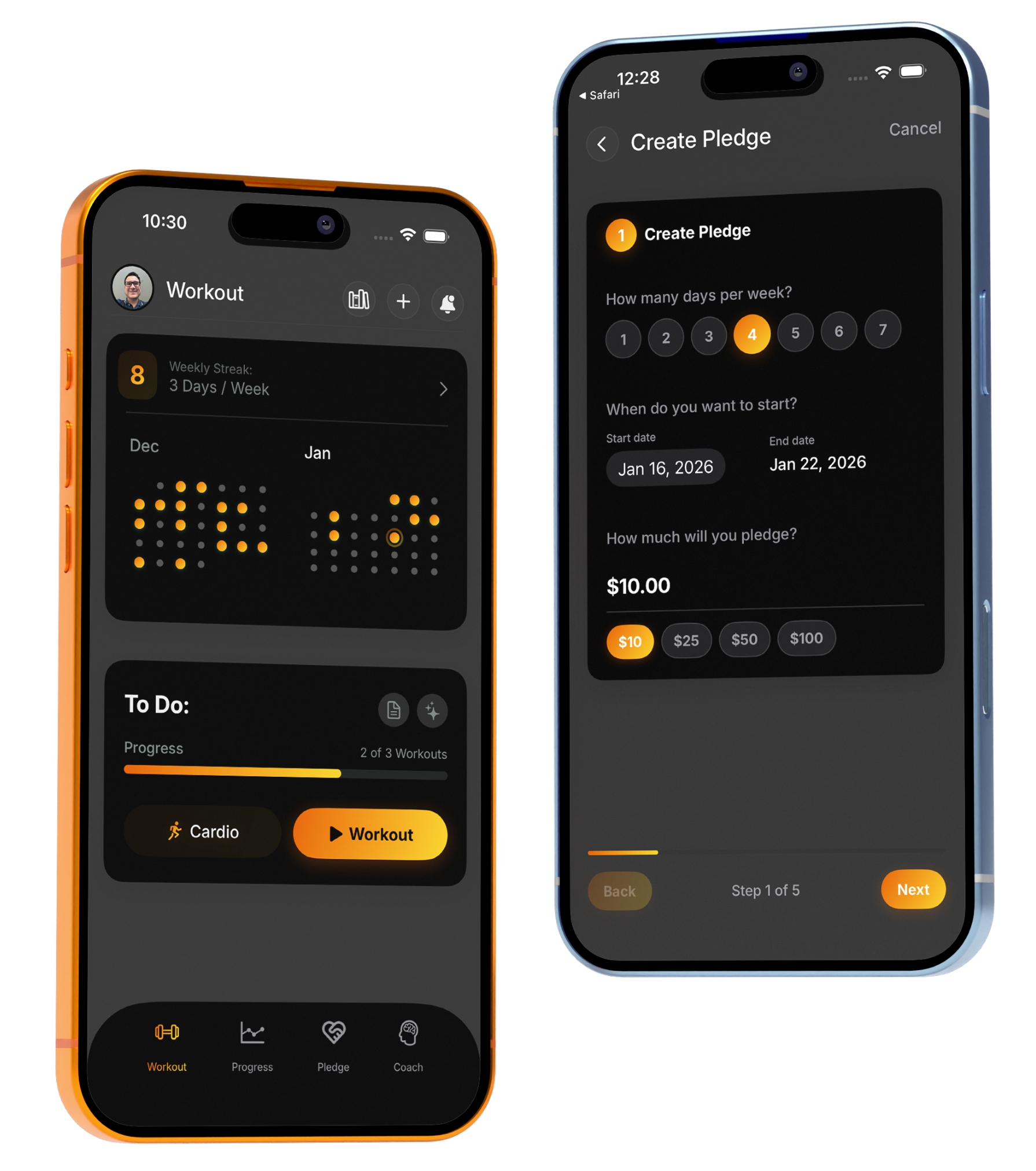 GainTain app preview